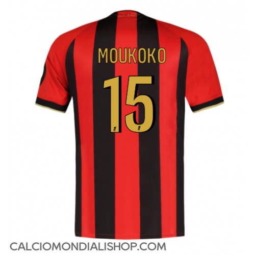 Maglie da calcio OGC Nice Youssoufa Moukoko #15 Prima Maglia 2024-25 Manica Corta